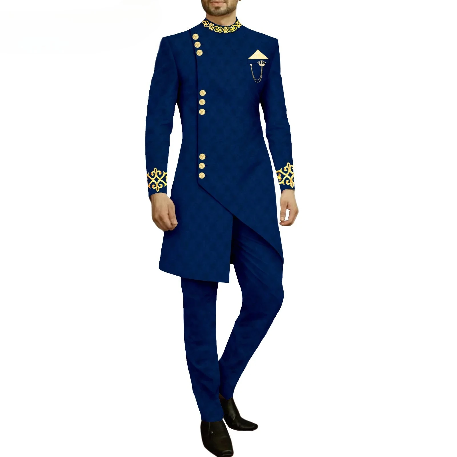 Stylish Atmosphere Casual Men\'s Suit New African Men Slim L Two-piece Set  Clothes for Men  Mens Clothes  Tracksuit Men