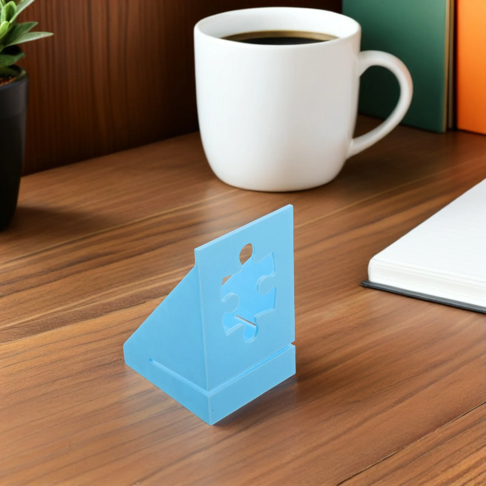 

Puzzle Box Stand Holder Blue Plastic Stable Puzzle Poster Easel Display Organizer Table Stand Support for Jigsaw Lovers