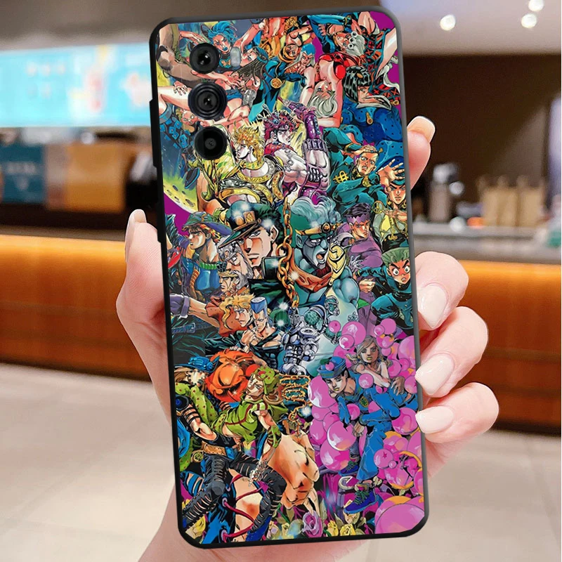 โจโจ้'s Bizarre Adventure JotaroJolyne สำหรับโมโตโรล่า Edge 50 40 Pro 60 50 40 30 Ultra Neo Fusion Moto G Play G Stylus G Power