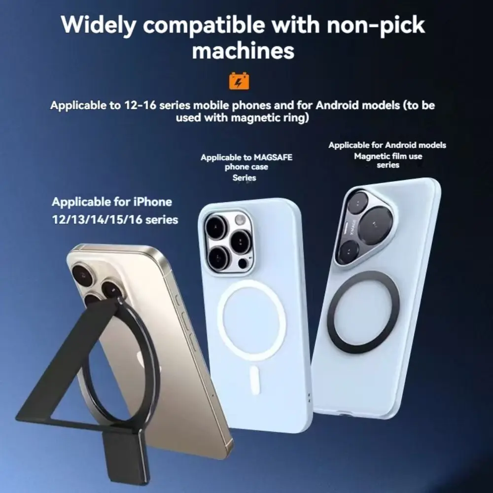New Magsafe Magnetic Phone Holder Foldable Portable Desktop Stand Universal Alloy Mobile Phone Bracket