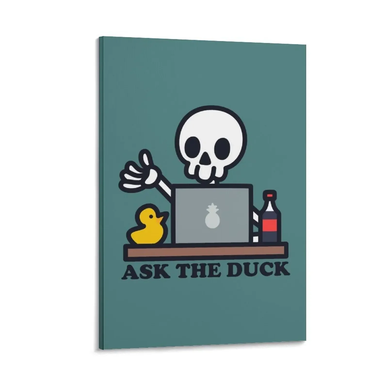 

Ask The Rubber Duck Canvas Painting pictures for wall Paintings decorations for the room decorative pictures for the room
