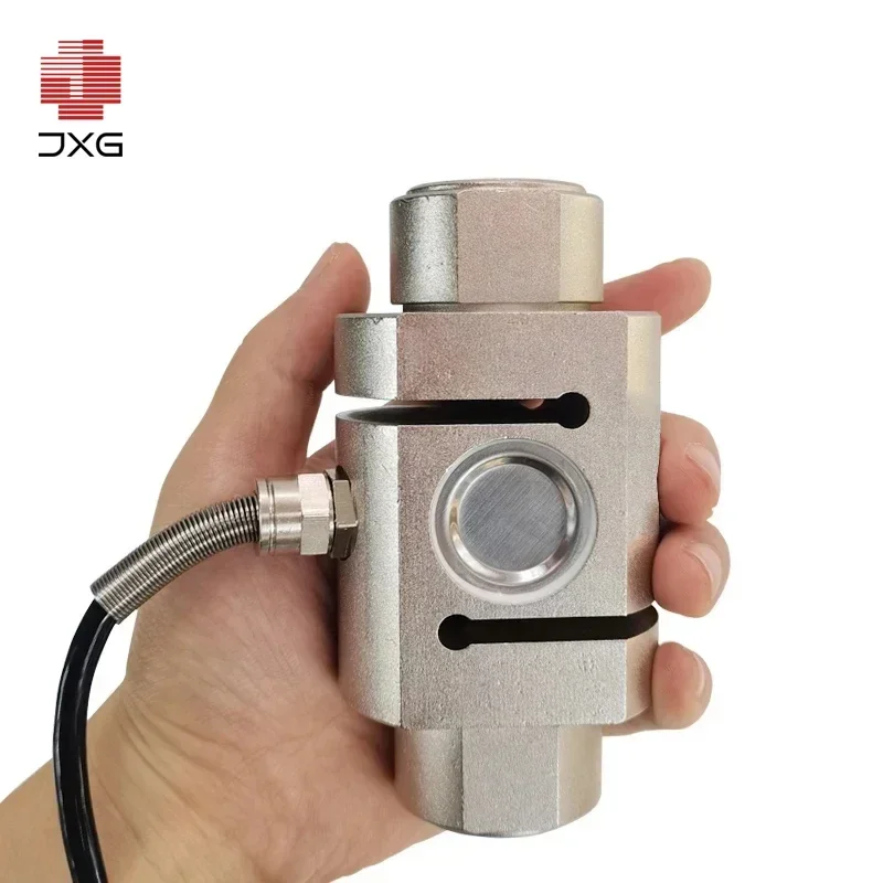 High Accuracy S-type Load Cell, 1t-20t Force Pressure Sensor, Weighing Transducer, Tension Stress Pull Measuring Component.