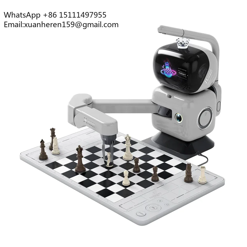 Yuan Radish SenseRobot Android Operated AI Chess Playing Robot Educational Metal Device with WiFi for Exercises and Sparring