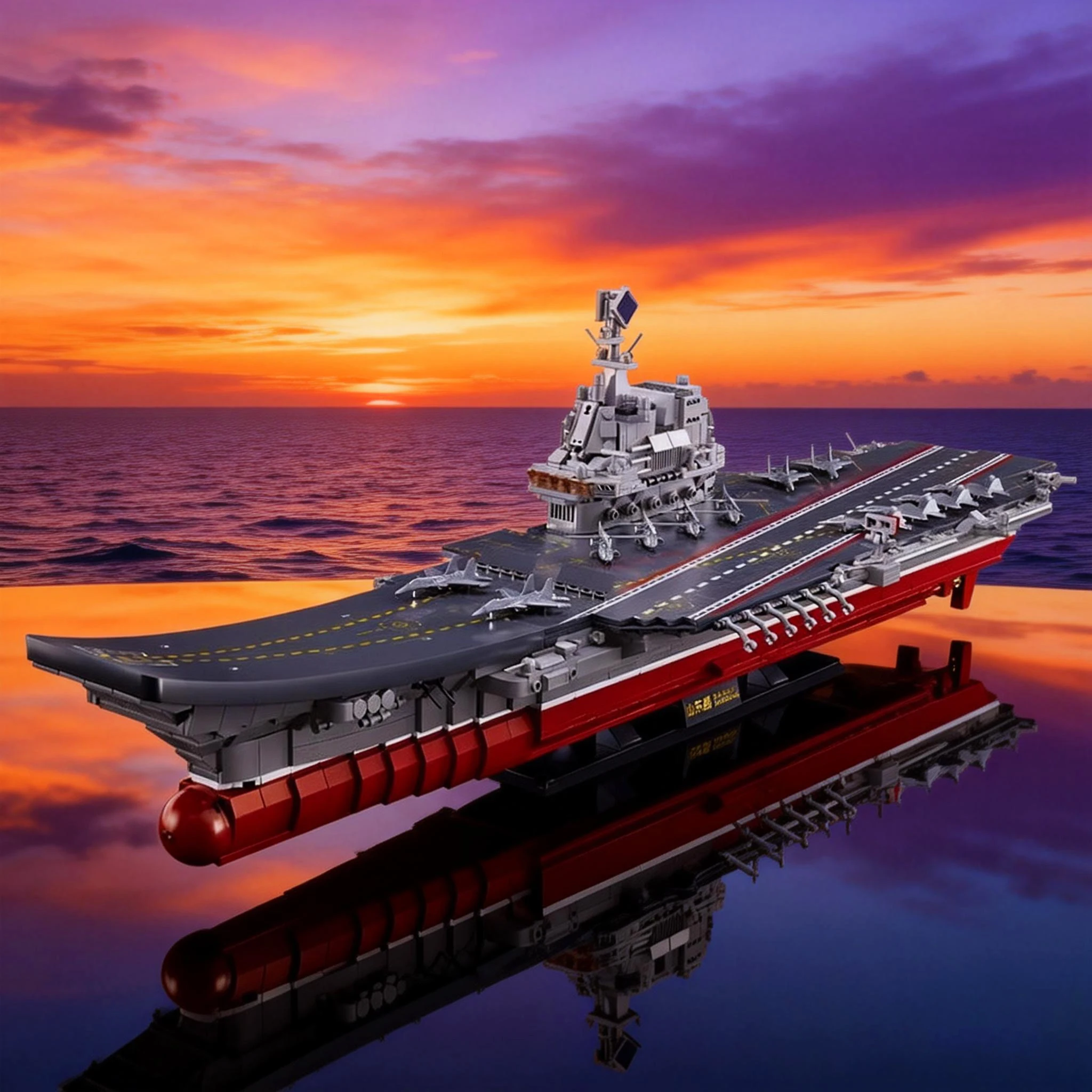 

Военный конструктор-гражданско-морской корабль из Шаньдуна, модель линкора, кирпичики, игрушка-корабль времен Второй мировой войны с солдатами, подарок для детей, MOC