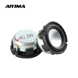 AIYIMA-minialtavoz de neodimio para cine en casa, 2 piezas, 1 pulgada, 24MM, 28MM, 4, 8 Ohm, 2W, 3W