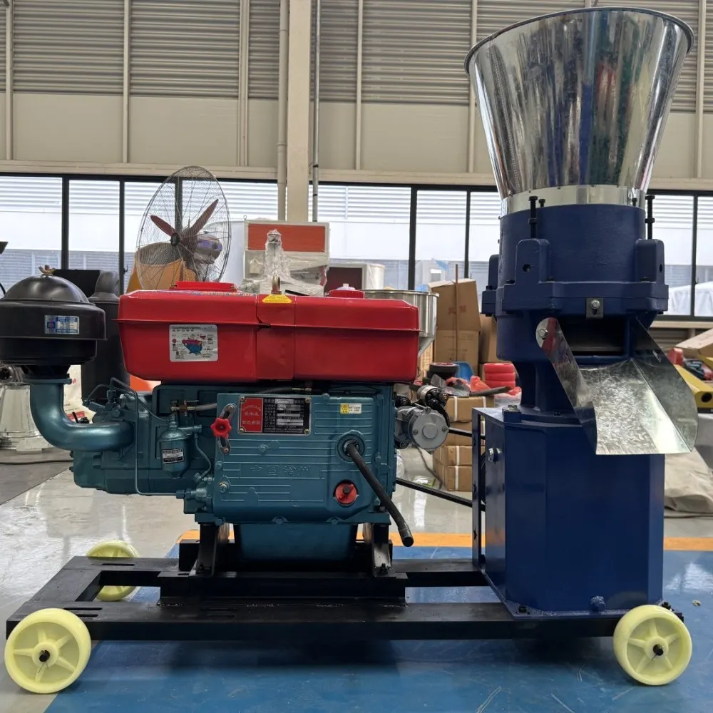 AIROW CE Certified Diesel Feed Pellet Machine for Poultry and Livestock Feed Making With Stable Output and Low Maintenance
