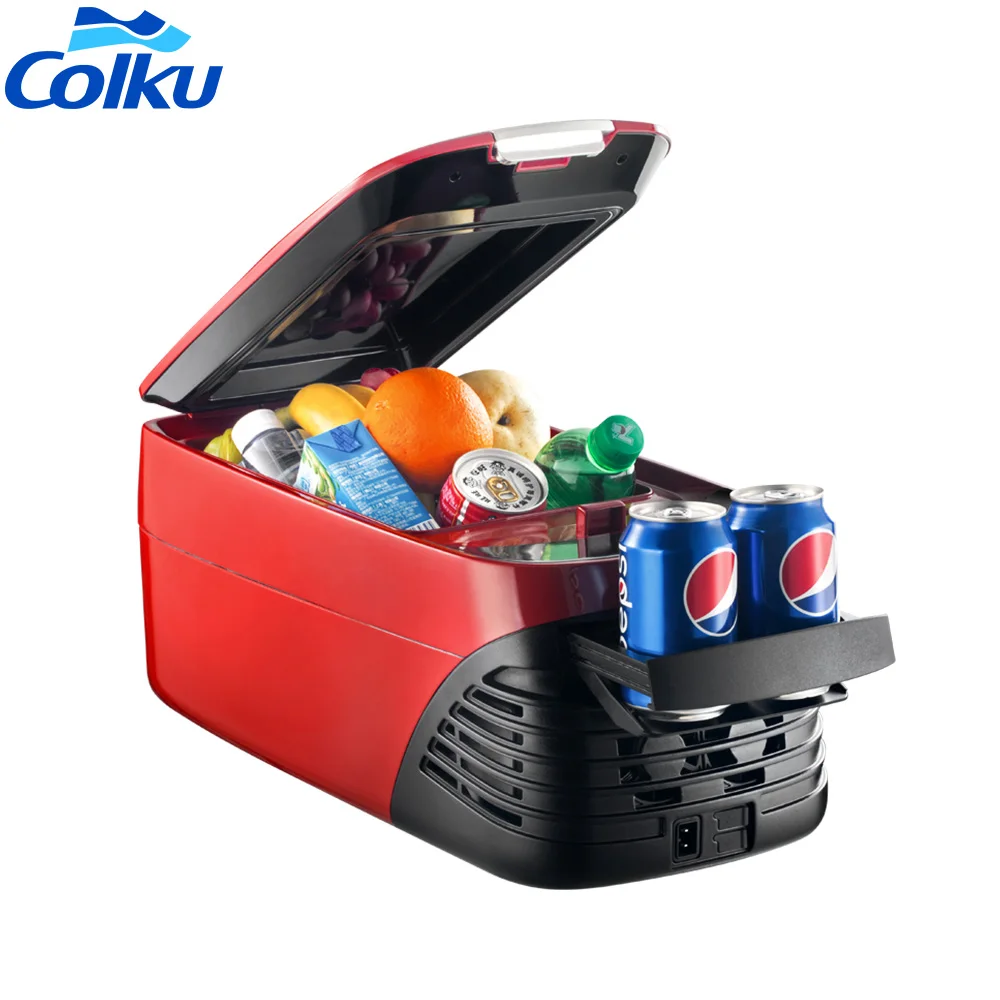 Refrigerador portátil con compresor para coche, mini refrigerador de 12v y 8L, CC, para caravana, suv, BF-8H, refrigeración y calefacción