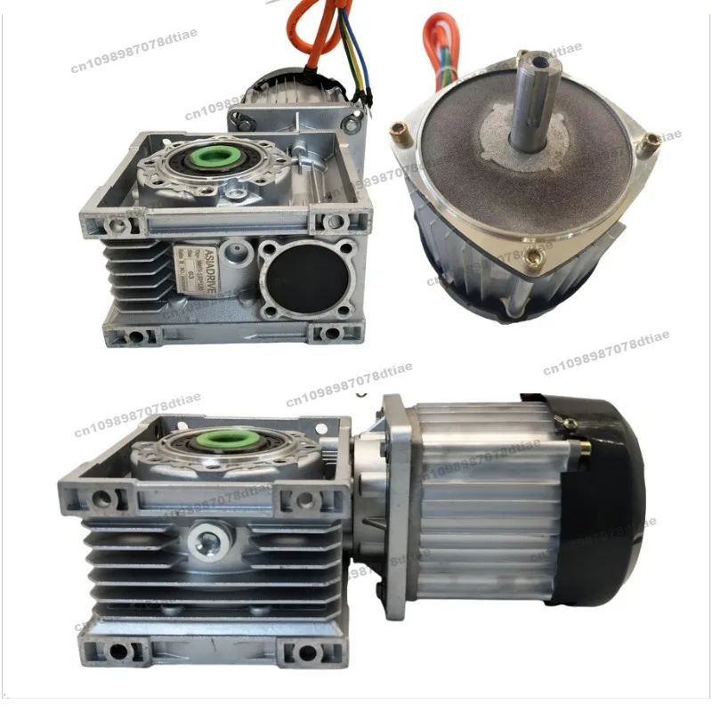 

RV63 Turbine Gear Reducer Crawler Chassis Motor Transporter DC Brushless Geared Motor for Lawn Mower