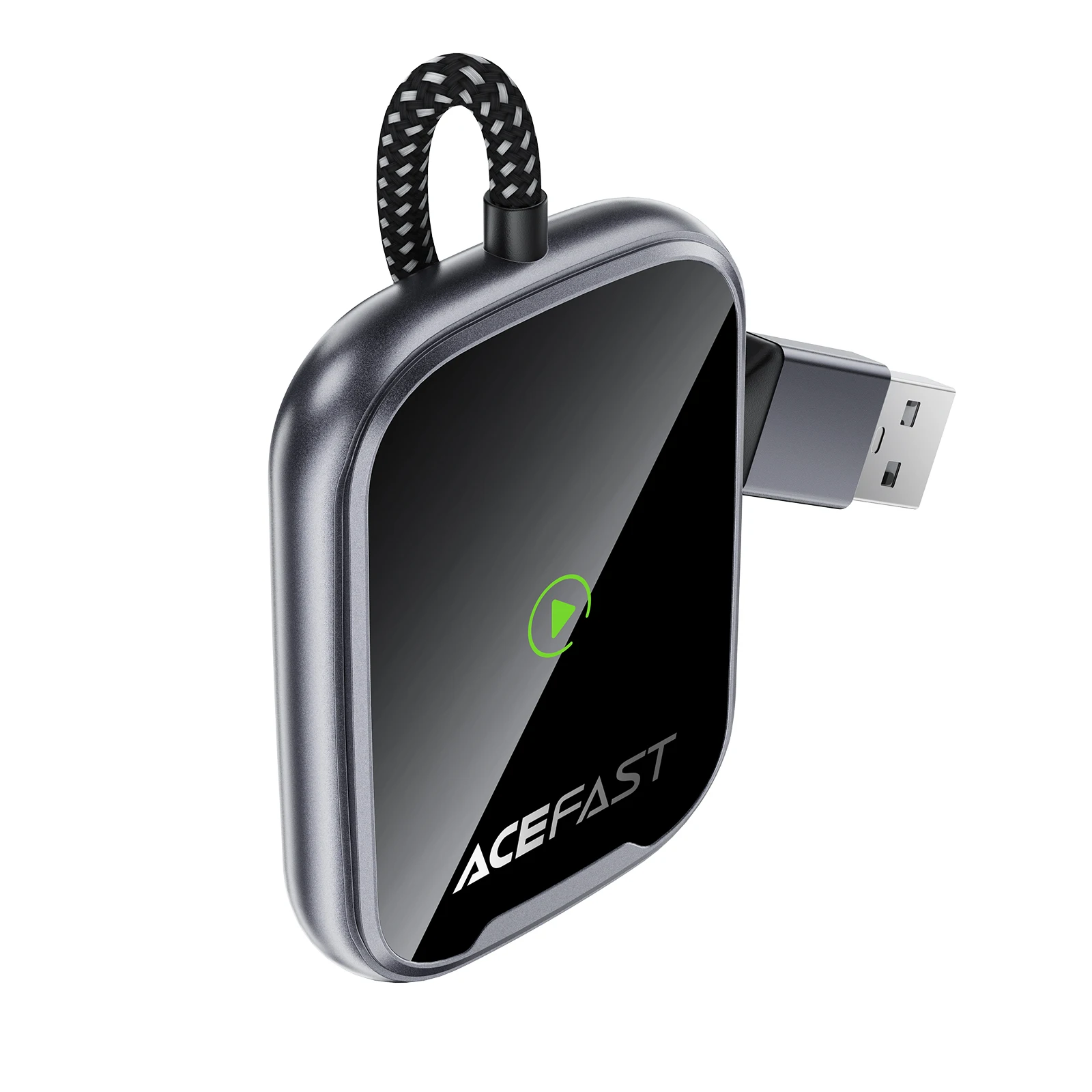 ACEFAST USB C/USB A verkabelt auf kabellosen CarPlay-Adapter Auto Connect für Apple/Android Audio Auto Connect Auto Intelligent Systems – Detail 2
