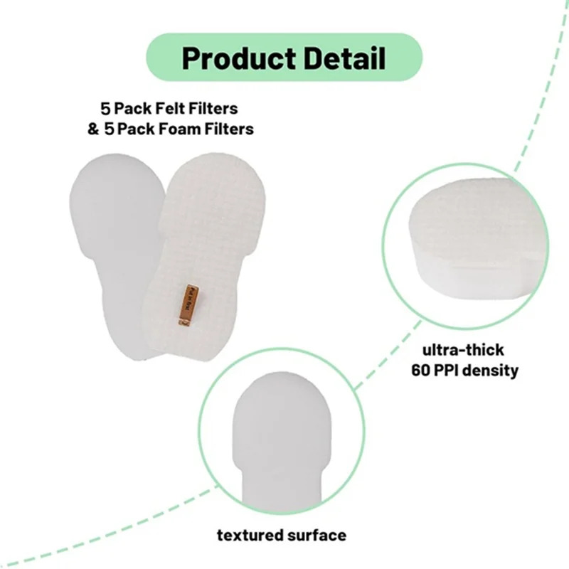 Keol-kit de acessórios de filtro e escova de rolo forshark hz3002/hz3000 xffkhz3000 xhfhz3000 stratos vara com fio ultraleve