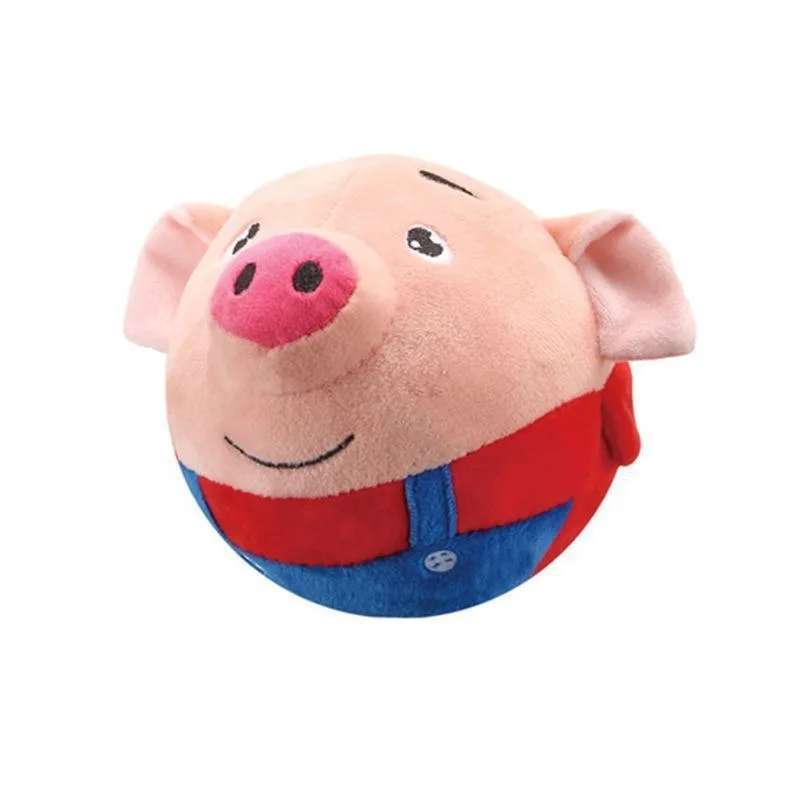 Animali Superman Giocattoli Che salta Maiale Maiale Per bambini Netflix Seagrass Maiale Palla che salta Impara a parlare