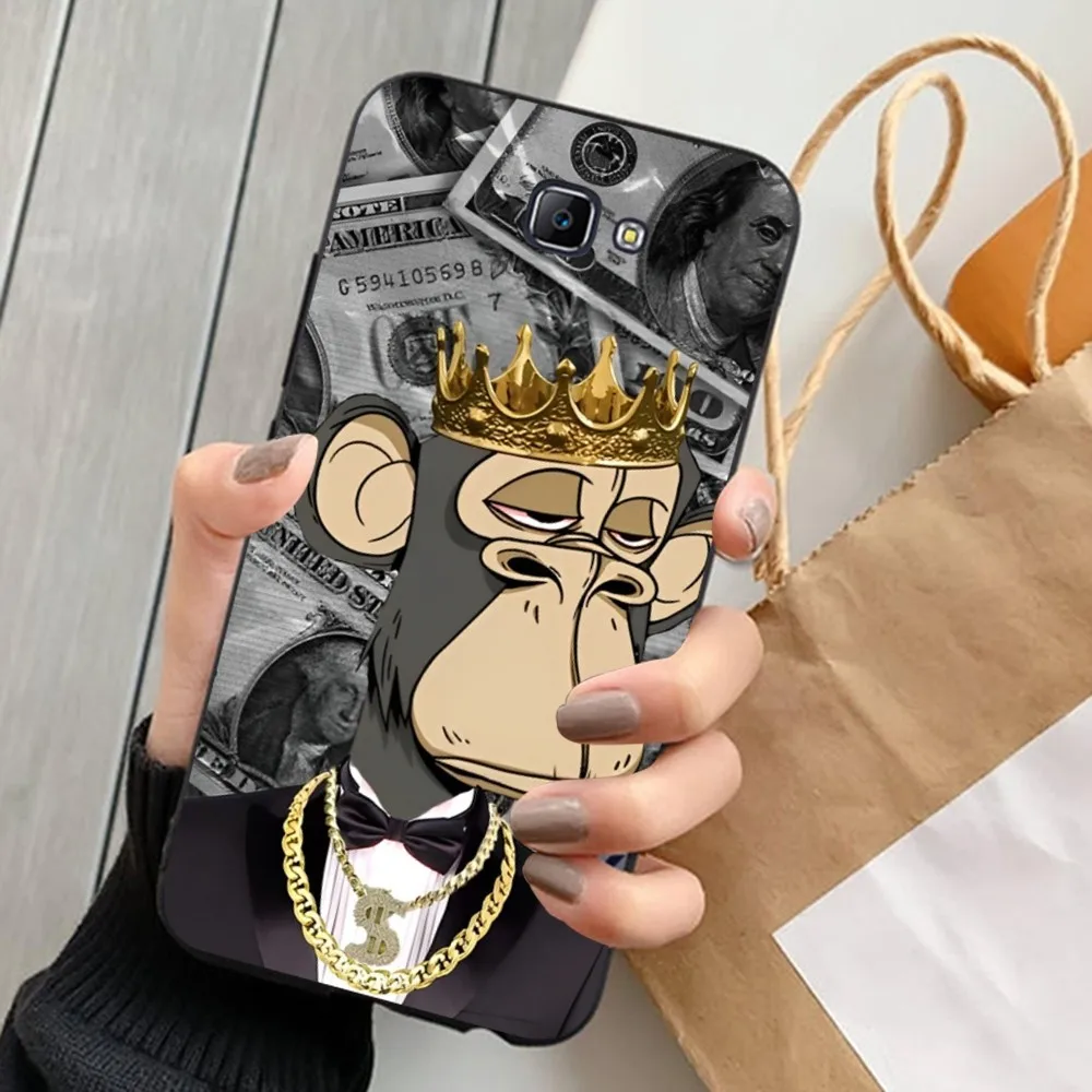 Creative Cartoon Monkey Bored Ape Phone Case For Samsung J 7 plus 7core J7 neo J6 plus prime J6 J4 J5 Mobile Cover