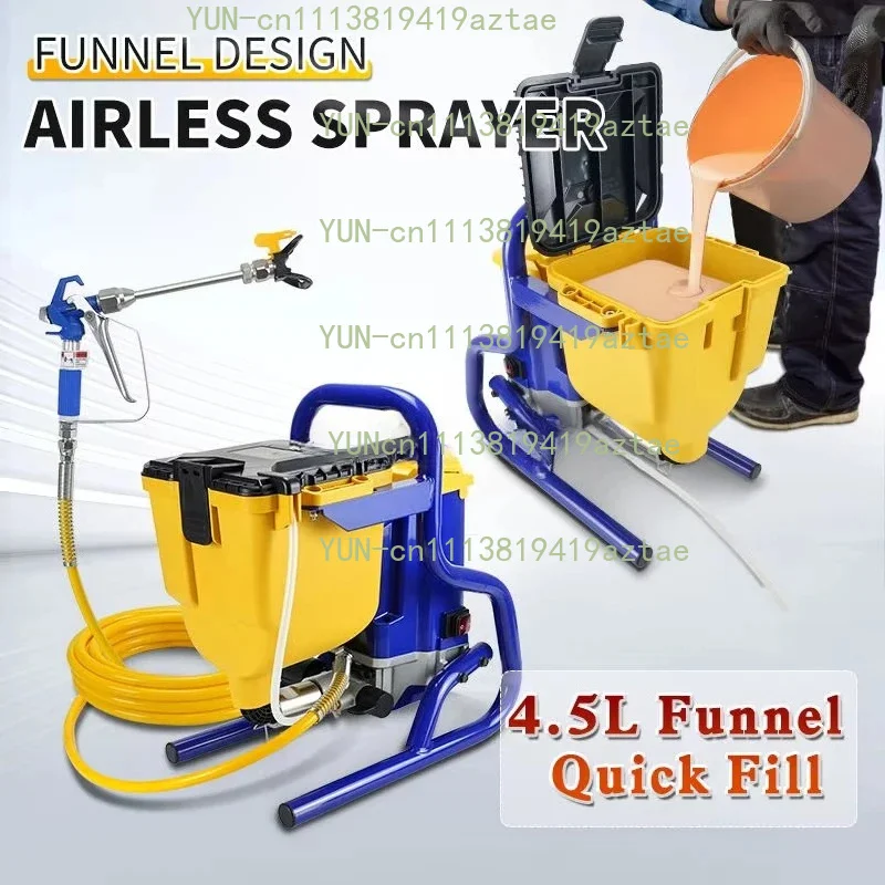 Airls Paint Sprayer Highly Efficient Spray Brush Motor Minimal Power Source Thinning-