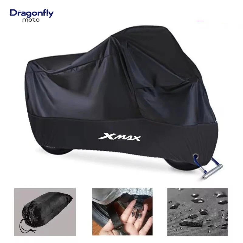 

For Yamaha XMAX 300 250 400 125 Xmax300 max Water-proof Motorcycle Cover Outdoor Uv Protection Dustproof Rain Covers Accessories