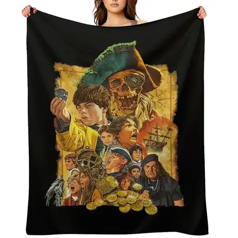 दुर्लभ!! सर्दियों की सजावट के लिए द गूनीज़ आर्टवर्क पोस्टर थ्रो ब्लैंकेट, लक्ज़री ब्रांड नैप ब्लैंकेट 8 best sales सर्दियों का कंबल - №1