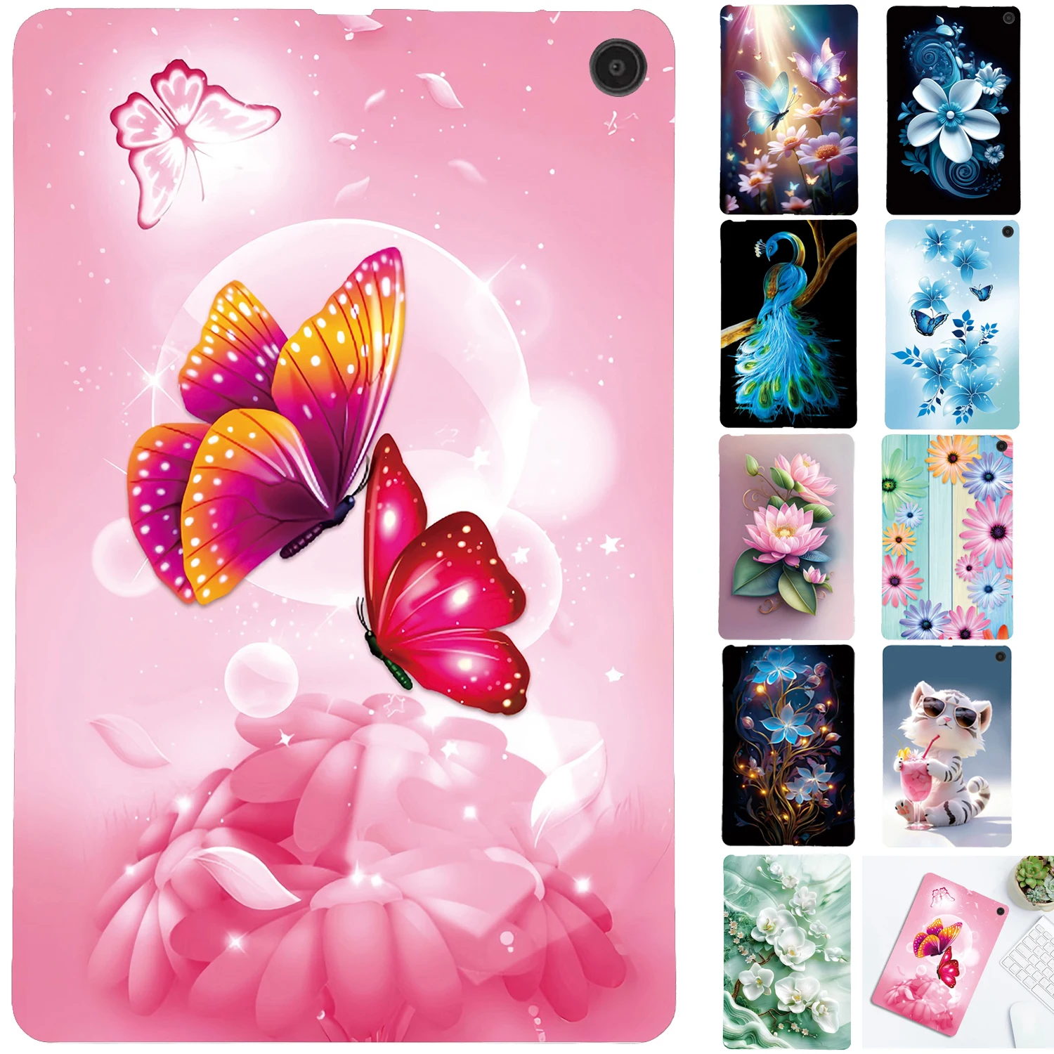 

Мультяшный силиконовый защитный чехол для Amazon Fire Max 11 Kindle Paperwhite 2024, чехол из ТПУ с рисунком