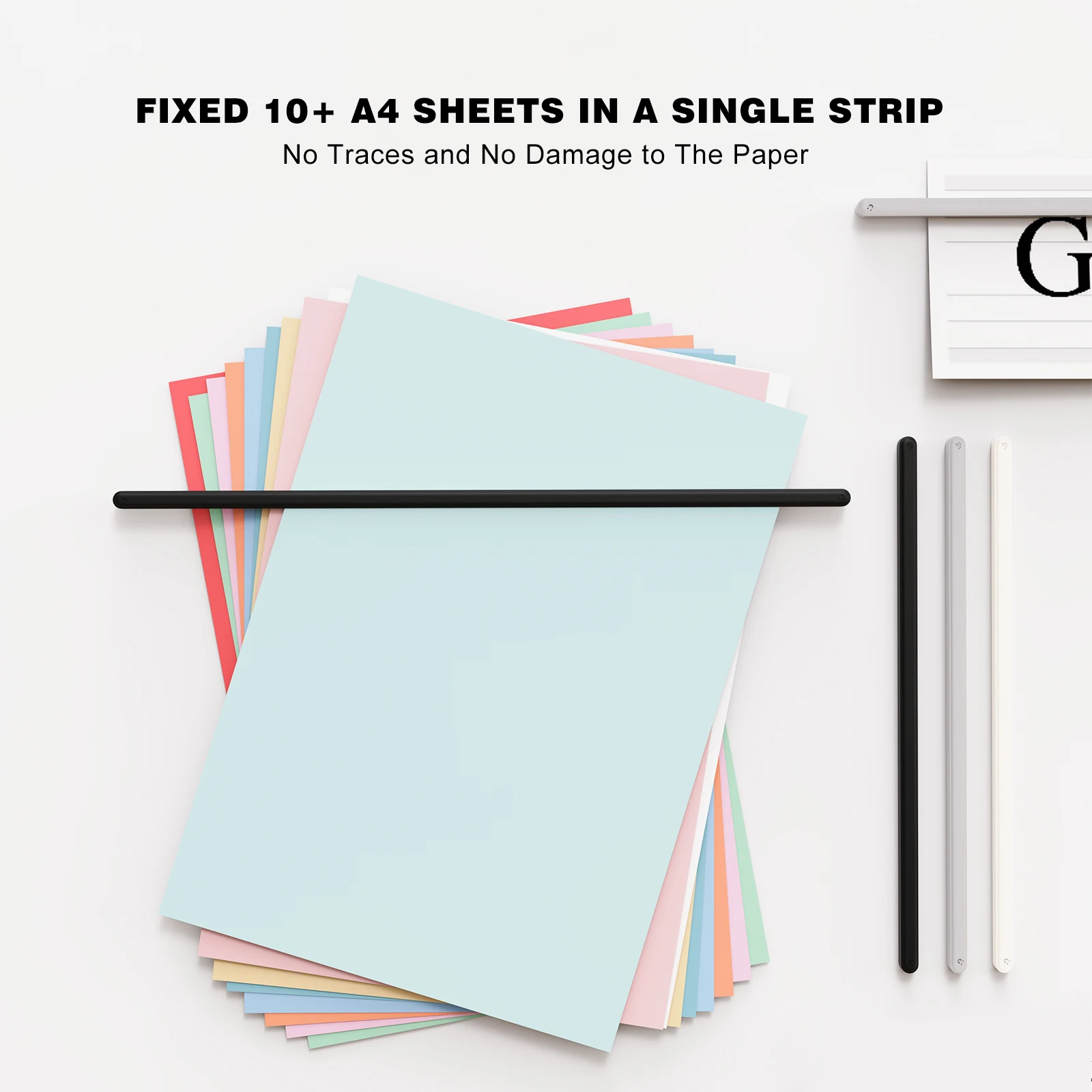 Silicone Rectangular Fridge Magnets, Embedded Magnet Strip Design, Suitable for Whiteboards, Kitchens, Offices, Lockers and More