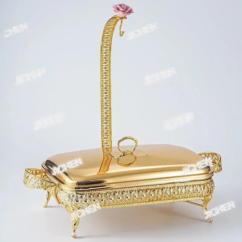 

HZ Золотая отель-фуршет, печь, стеклянная спиртовая изоляционная печь, отопление из нержавеющей стали, овощная тарелка, ресторан, пожарный котел 3