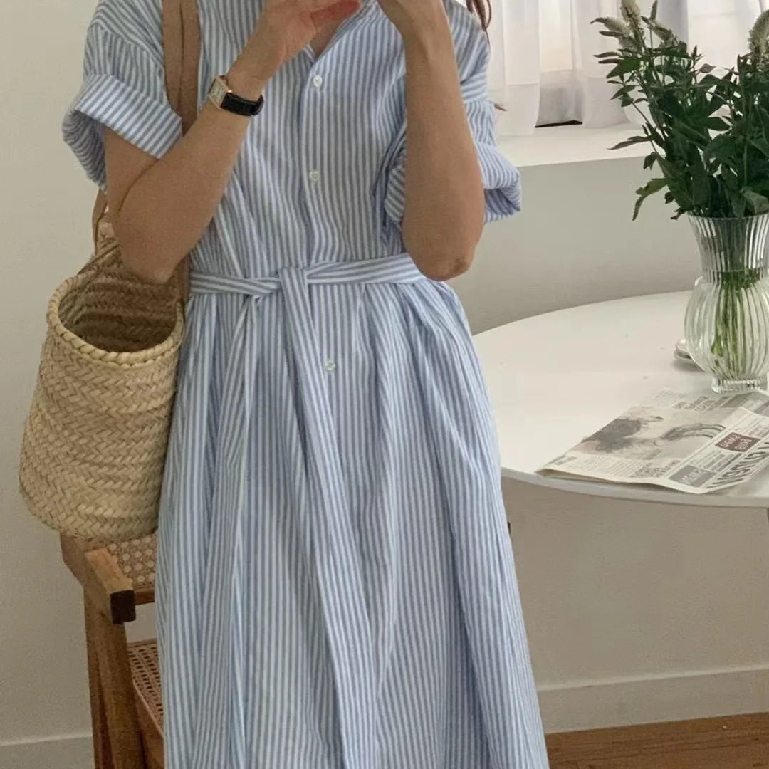 

Синее повседневное пальто-кардиган с длинным рукавом и воротником для женщин, весна-лето, новинка, свободный крой, средней длины, элегантный женский стиль