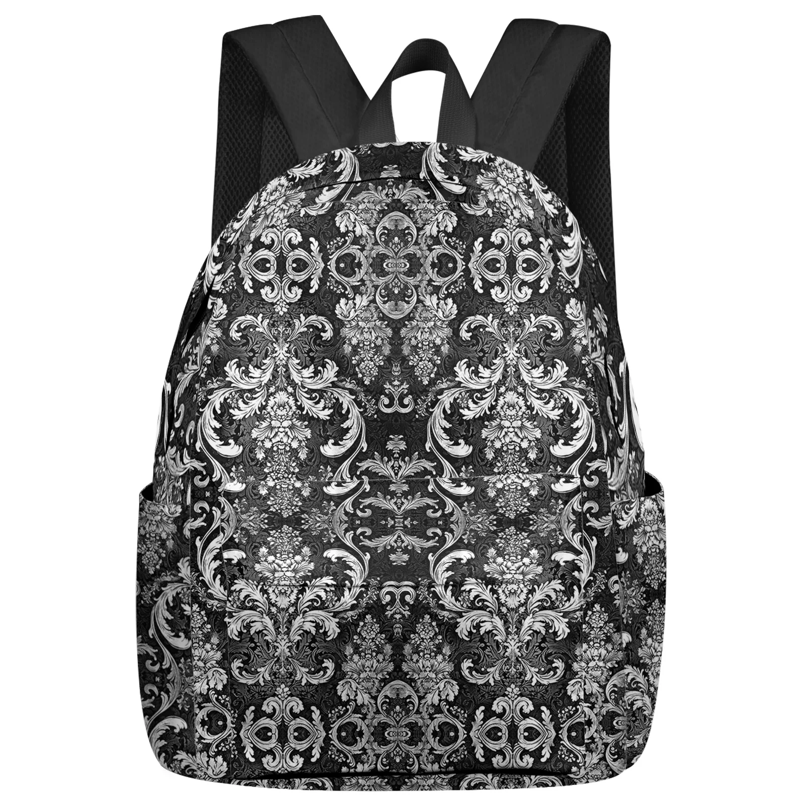 

Flower Texture Abstract Retro Backpack School Bags for Teenagers Girls Students Laptop Bag Women's Casual Travel Backpack