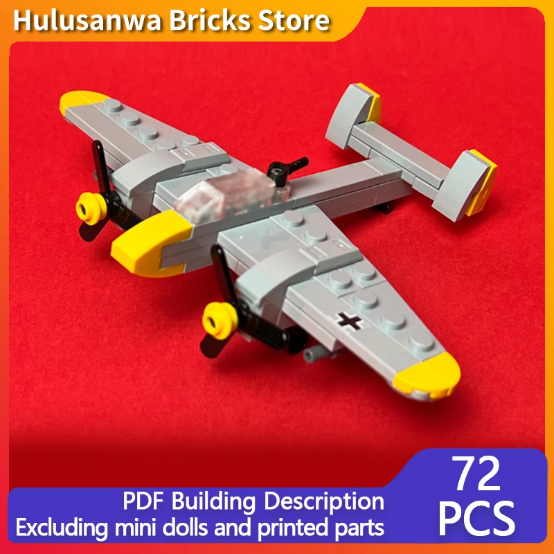 

Bf110 WW2 военные истребители модель MOC строительные кирпичи военное оборудование модульные технологии подарки праздник сборка детские игрушки