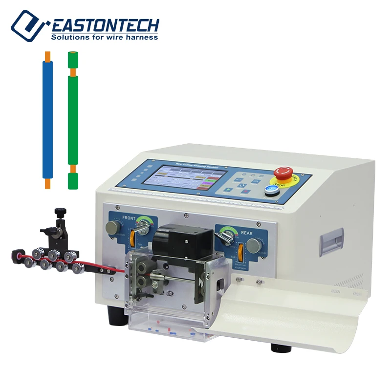 Eastontech 2025 Fully Automatic Electrical Wire Stripping Machine EW-02C+ 0.1-6mm2 Cable Manufacturing Equipment