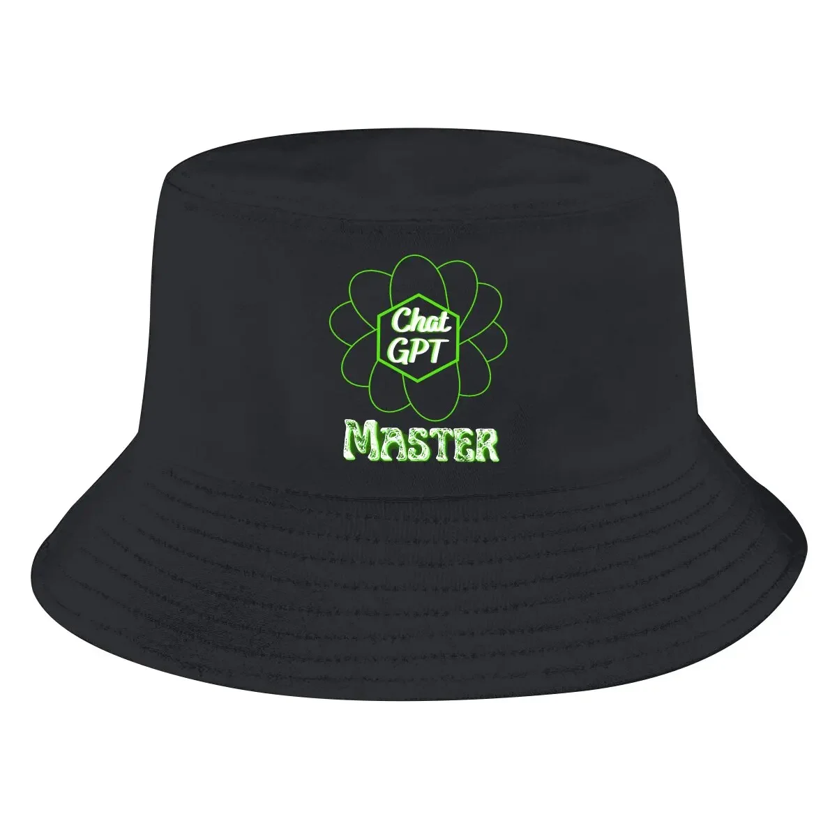 ChatGPT Bucket Hat Master Men's Women's Fisherman Cap Hip Hop Beach Sun Fishing Hats