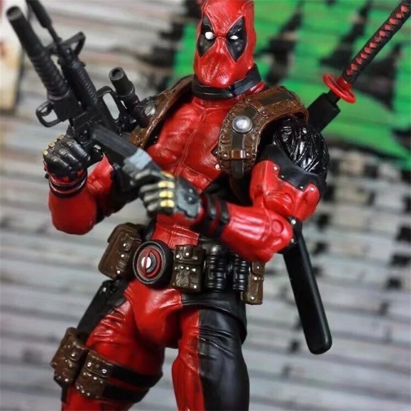 NECA X-Men Deadpool Actionfigur Superheld Deadpool Figur EPIC Ultimate 20CM Sammlermodell Spielzeugpuppe Geburtstagsgeschenk – Detail 8