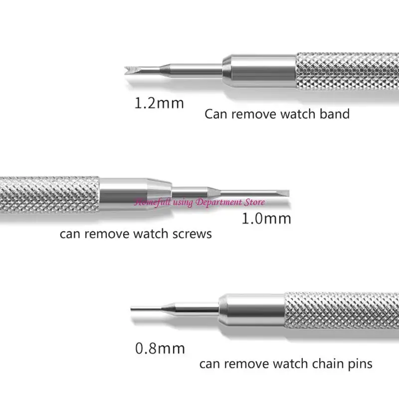Heavy Duty Ergonomic Corrosion Resistant Watch Repair Nonslip Handle Multiple Bit Option For Jewelers And Hobbyists