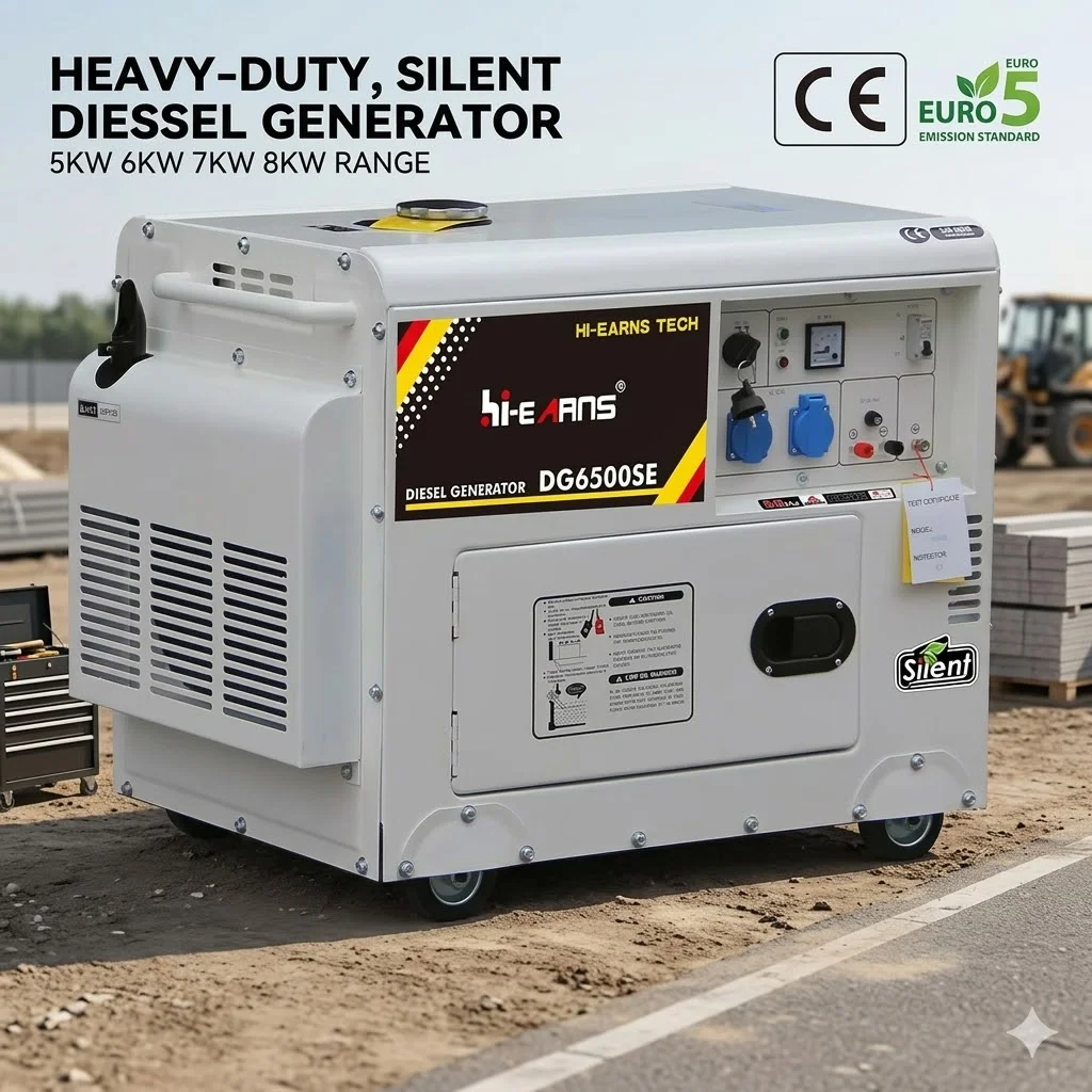 

5KW 8KW 10KW Silent Diesel Generator With Remote Control Diesel Generator For House