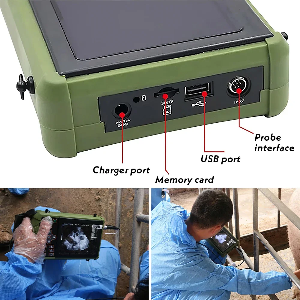 Portable Pregnancy Ultrasound Veterinary Scanner Machine for Animal Cats/Dogs/Pigs/Sheep Pregnancy Test Pregnancy Calculator