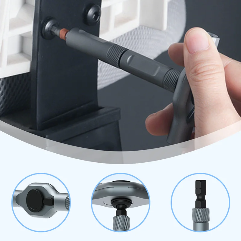 

Ratchet Screwdriver Set,42-In-1 Magnetic Screwdriver Set With Disassemble Ratchet Handle,Multipurpose DIY Repair Tool