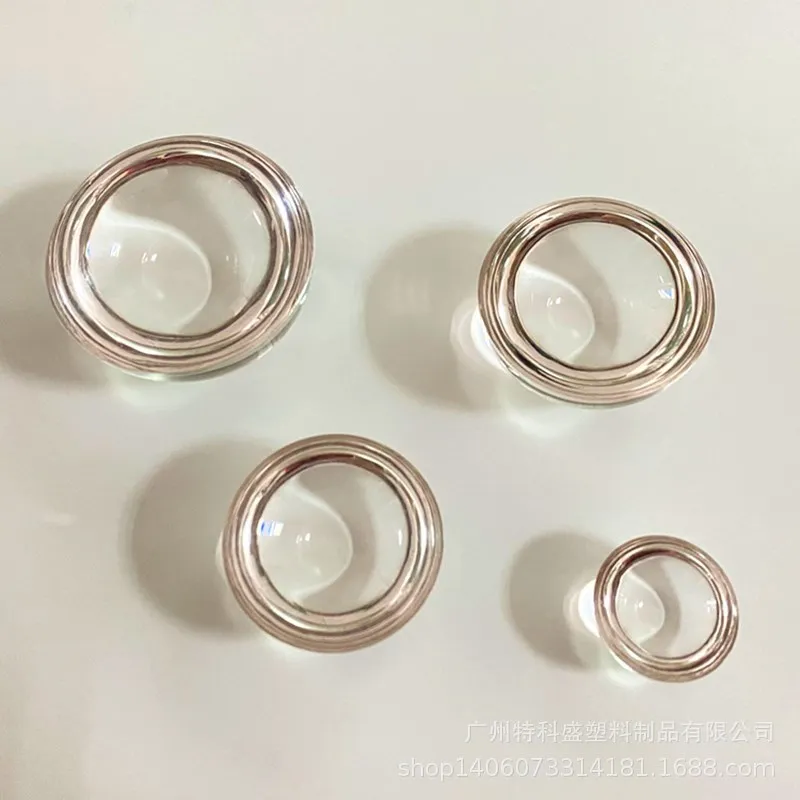 Honor Of Crystal 60mm-150mm Blank Transparent Magnifier Glass Hemisphere Half Dome Crystal Ball For Paperweight Decoration