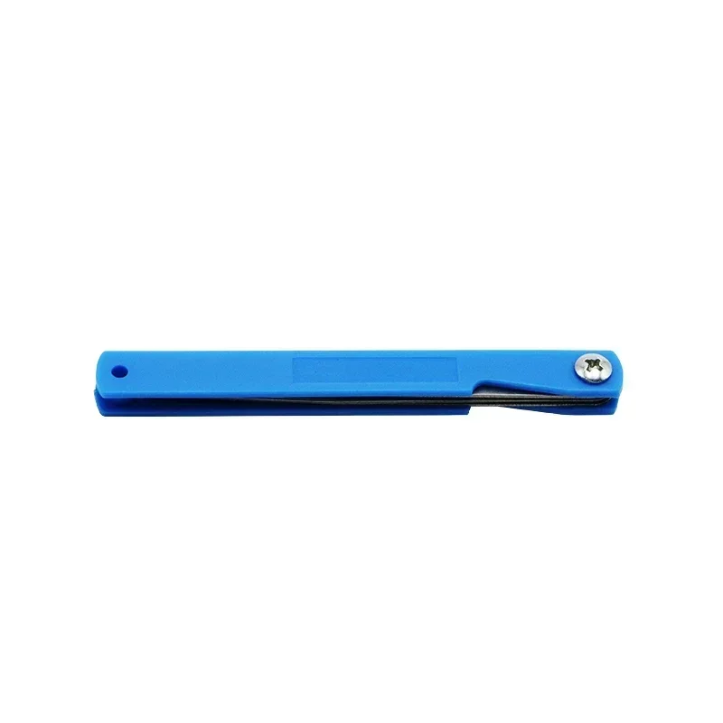SHAHE Portable 17 Blades Feeler Gauge 100 mm Length Metric Feeler Gauge 0.02-1.00 mm Measurement Tool