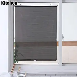 Hot Sun-shading Curtains Universal Sunshade Cover Blackout Curtain Roller Blinds Sunshade Roller Blinds Window Roller Curtains