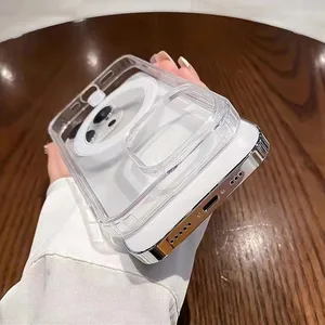 Transparente magnetische Magnetladungsabdeckung Magsafe für iPhone 15 14 13 12 11 plus Mini Pro Max X XR 8 Deckel 8 Hauptverkäufe deckt iPhone 13 - №4 ab