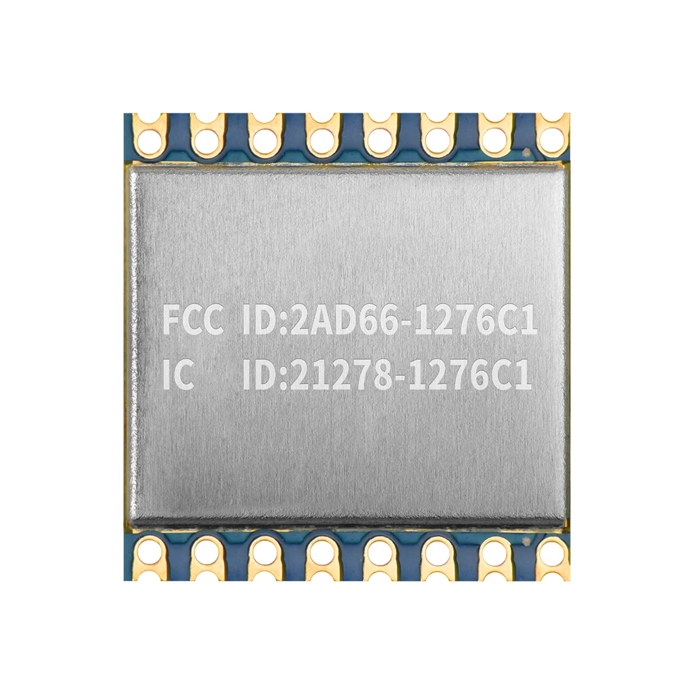 Lora1276-C1-FCC ID / CE-RED 인증 915MHz, 868MHz, 100mW, sx1276 칩, 장거리 4km RF 무선 LoRa 모듈, 로트당 2 개