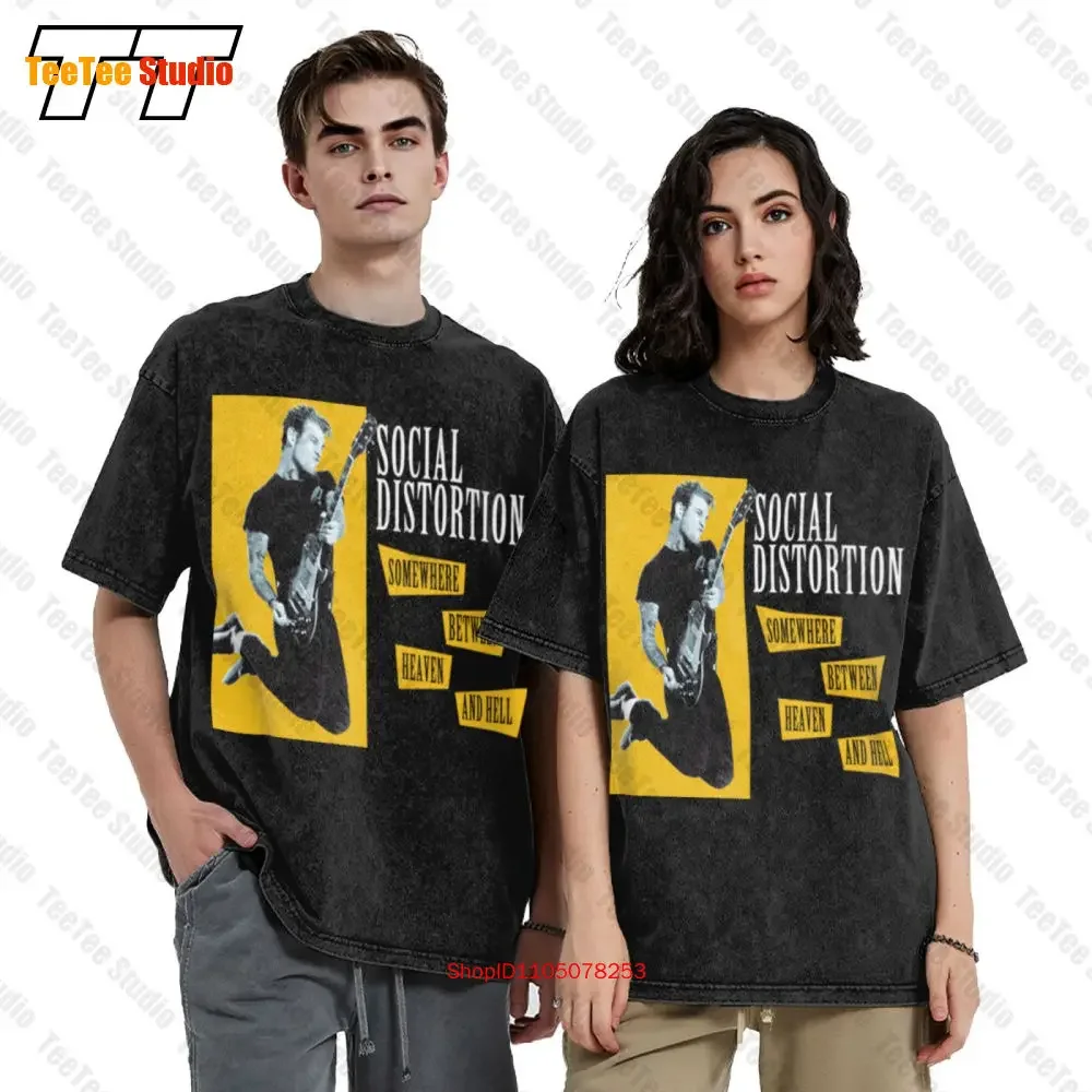 Social Distortion Somewhere Between Heaven And Hell Vintage Oversized T-Shirt 2LOM