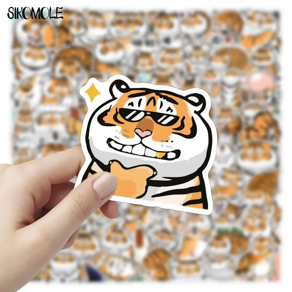 10/30/50/100PCS Cartoon Tiger Stickers Cute Anime Animals DIY Toys Luggage Laptop Skateboard Pegatinas Decal Graffiti Sticker F5