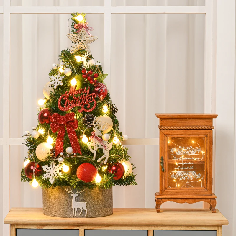 60cm Decoration Home Mini Christmas Tree 1.5/1.8 Meters Large Christmas Ornament Simulation Tree