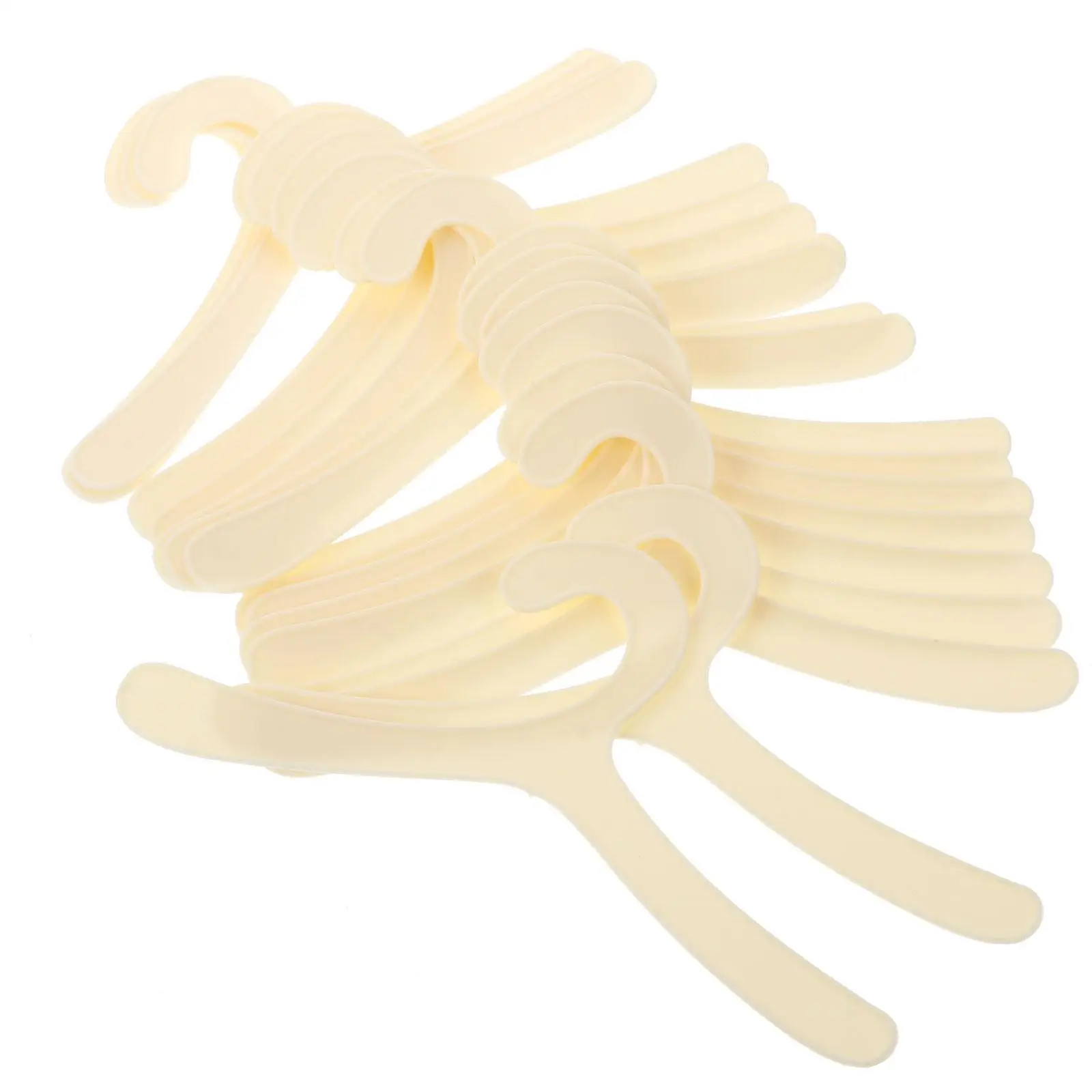 

20 Pcs Coat Hanger Pet Clothing Travel Pants Hangers Dolls Plastic Clothes Storage Rack