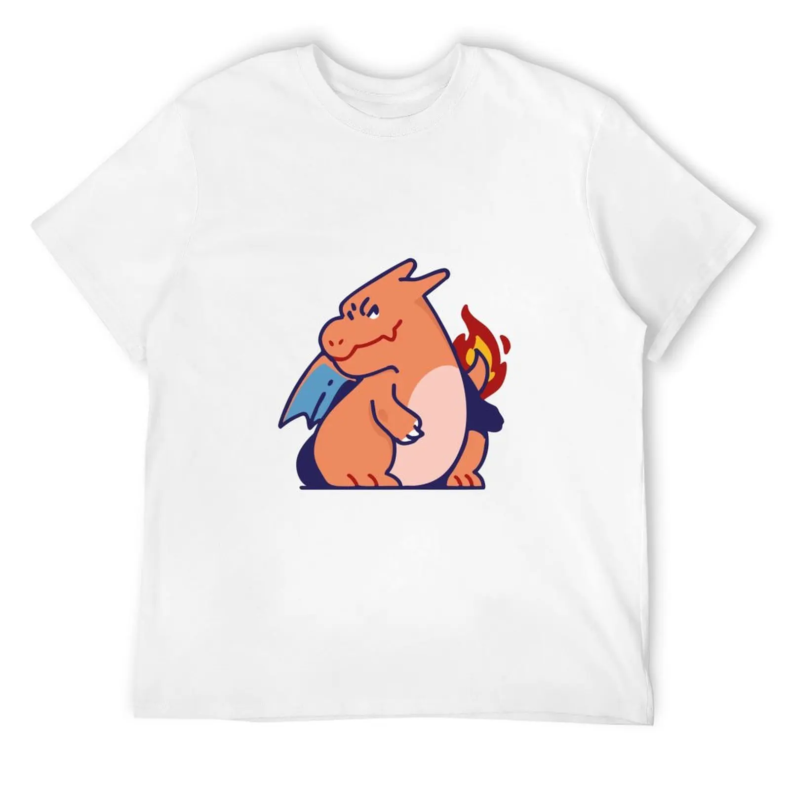 Charizard T-Shirt oversize t-shirts man blue archive T-shirts man rapper graphic tees plain t shirts men