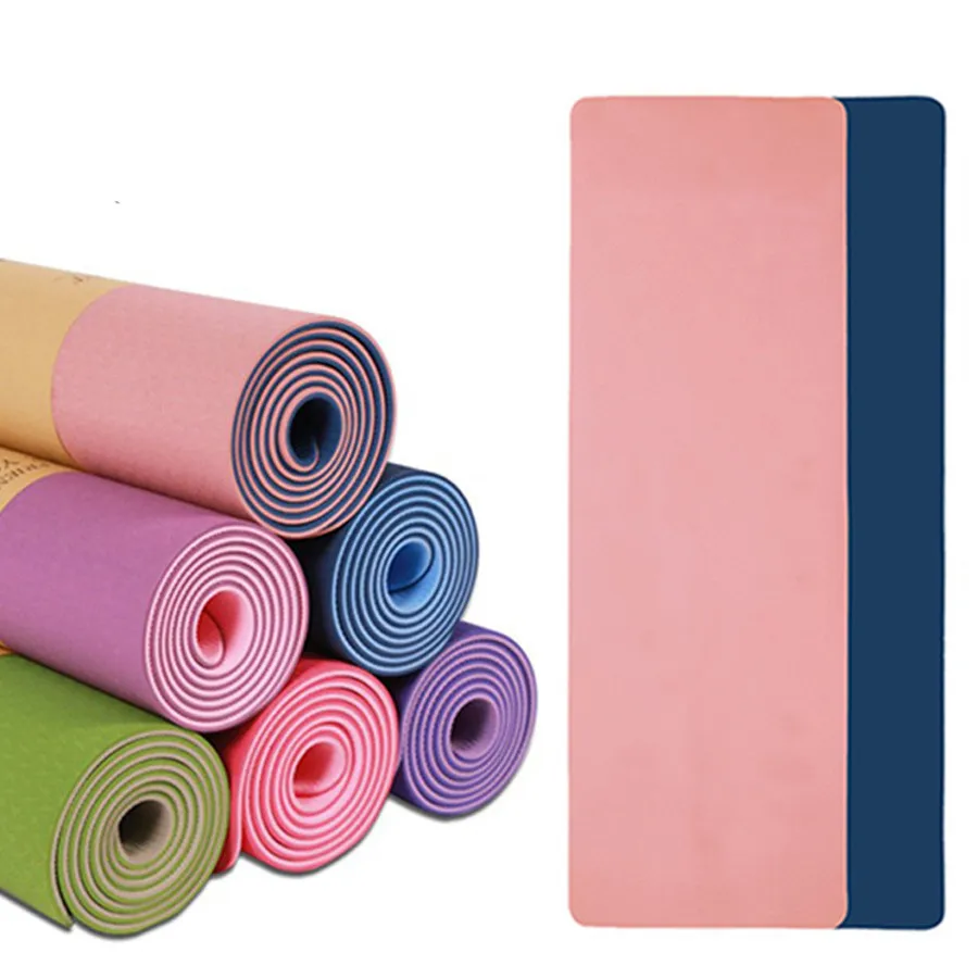 Wholesale Premium Custom Logo Thick Non Slip Anti-Tear Fitness Workout Mat Non Slip Large Size Exercise Yoga Mat