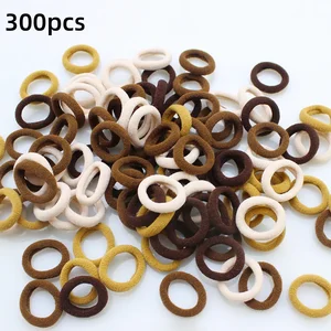 Colorful elastic bands of hair for girls, ponytail hold the hair loop, scrunchi rubber, hair accessories, 100 pcs, 300 pcs, 500 pcs 9 Main Sales Velator - №10