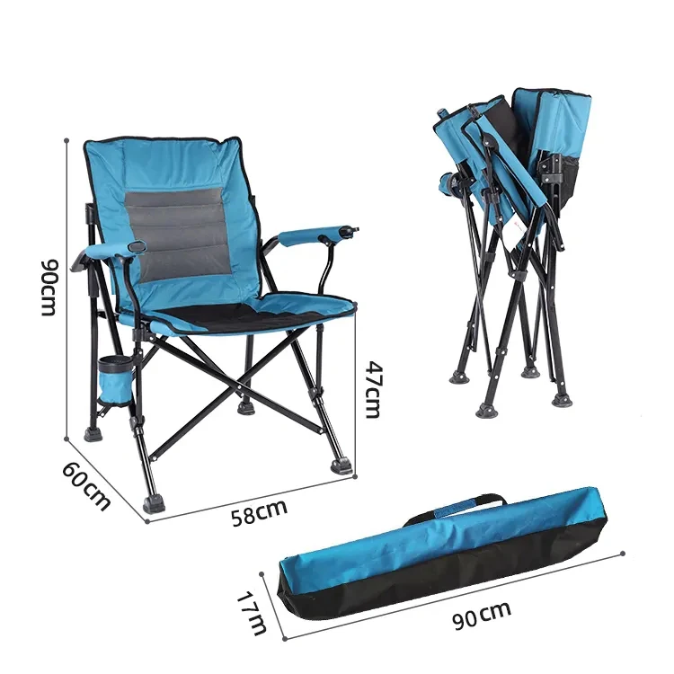 OEM Color Style Sezlong Tuhl Chaise De Plage 5.9kg Adjustable Backrest Outdoor Folding Fishing Camping Beach Chairs