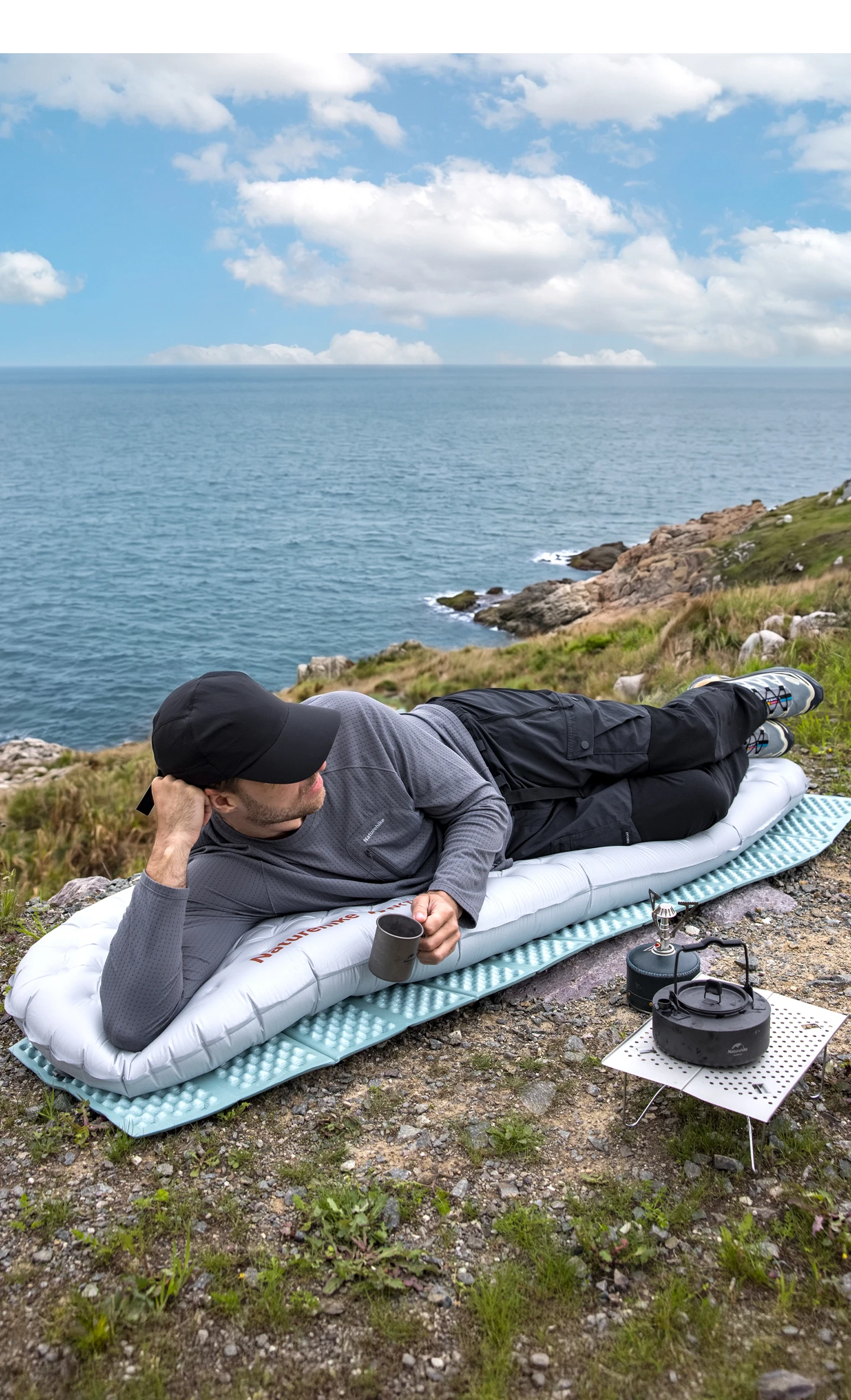 Naturehike R2.0 Folding Moisture-proof Mat Thickened Egg Nest Moisture-proof Sleeping Pad Outdoor Hiking Backpacking Foam Mat