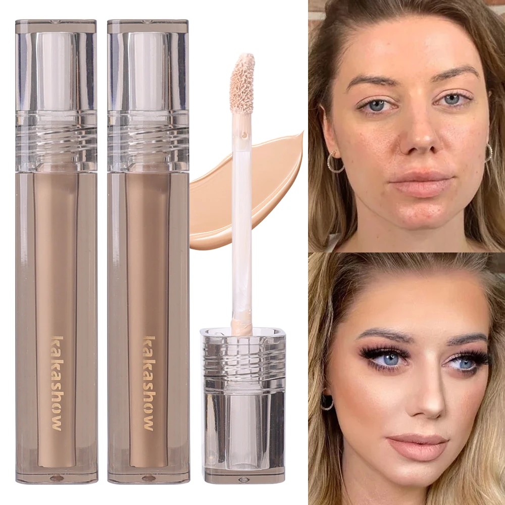 Hoge Dekking Concealer Pen Blijvende Cover Acne Donkere Ogen Kringen Waterdichte Foundation Markeerstift Bevochtigen Gezicht Make-Up Basis