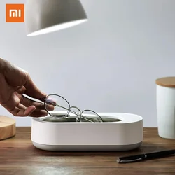 Xiaomi EraClean urządzenie do czyszczenia ultradźwiękowego 45000Hz wysokiej częstotliwości urządzenie do mycia wibracji do prania biżuterii okulary zegarek