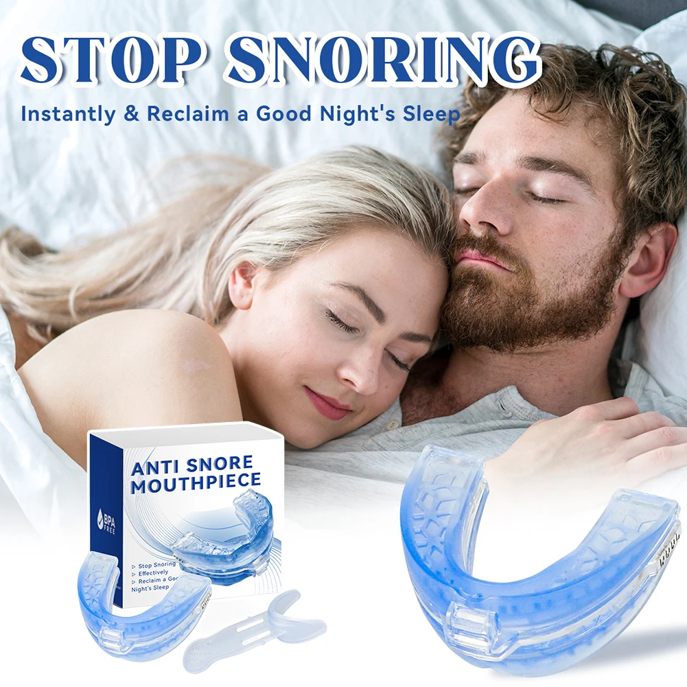 Anti Snoring Device Mouthpiece Easy Using Snoring Stoppers For Adults Teens
