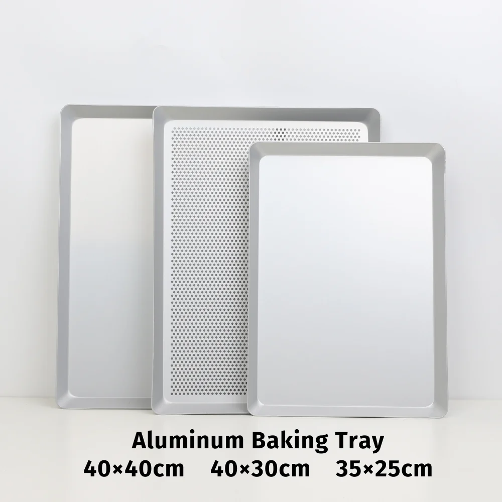 Rectangular Baking Pan Kitchen Accessories Perforated Dish Cake Mold Oven Tray Bread Toaster for Pastry  Pizza Pan With Hole